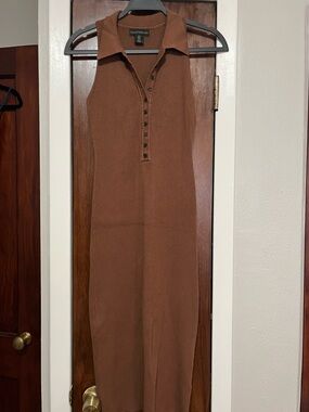 House of Harlow Ribbed Midi Dress